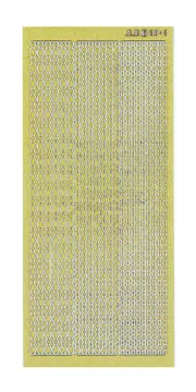 Oval Gold Pearl Border Dazzles™ Stickers